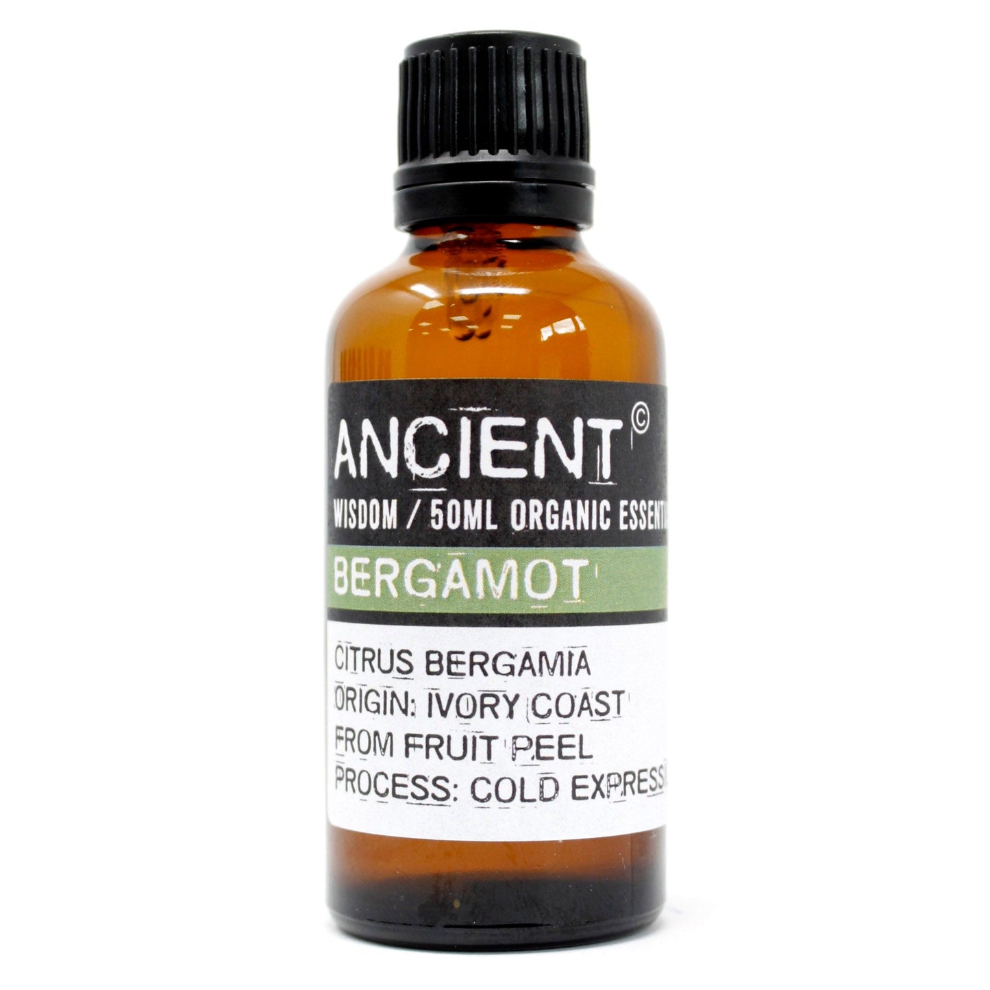 50ml Bergamot Organic Essential Oil – Citrus Bergamia | Cold Pressed Ivory Coast
