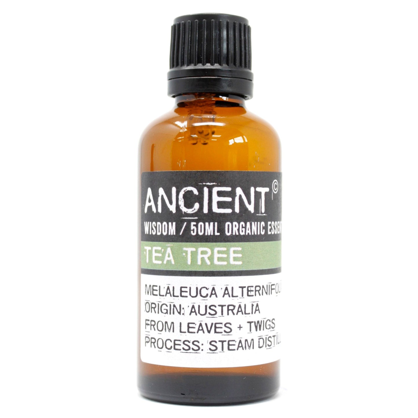 50ml Tea Tree Organic Essential Oil – Melaleuca Alternifolia | Steam Distilled Australia