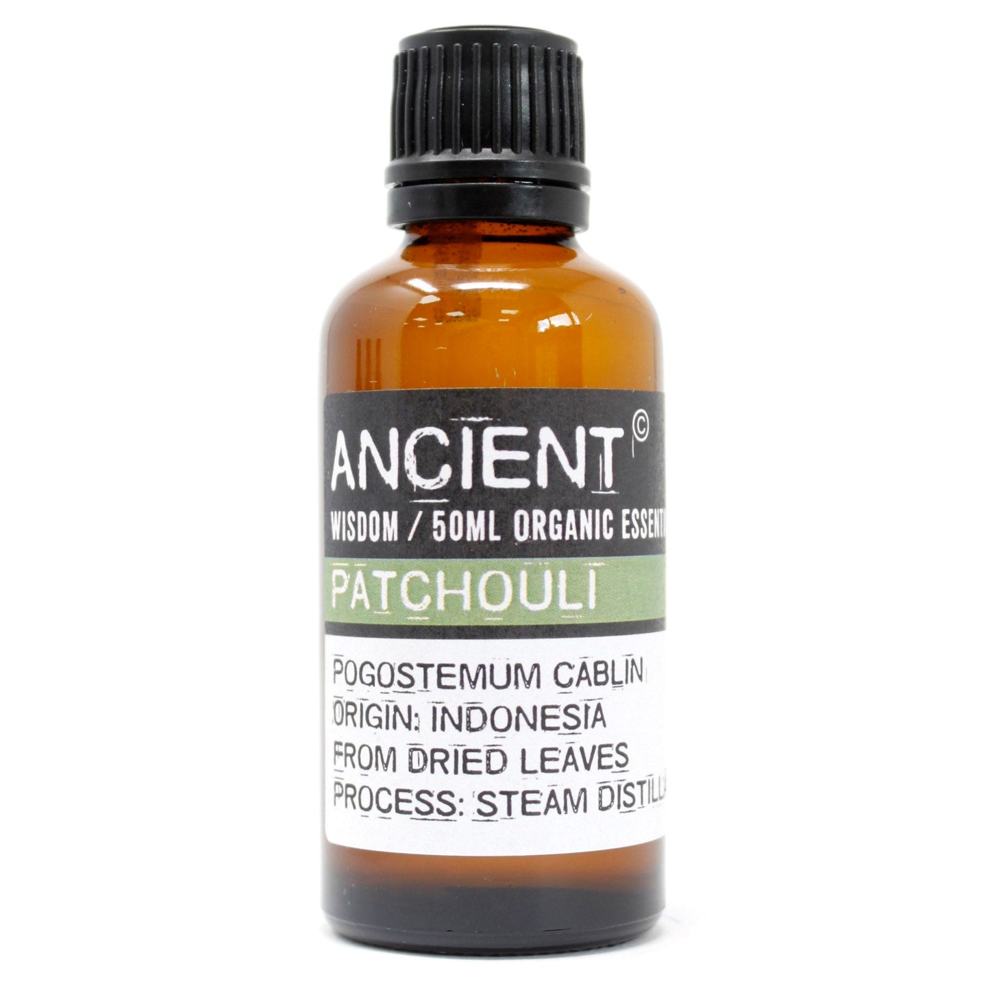 50ml Patchouli Organic Essential Oil – Pogostemon Cablin | Steam Distilled Indonesia