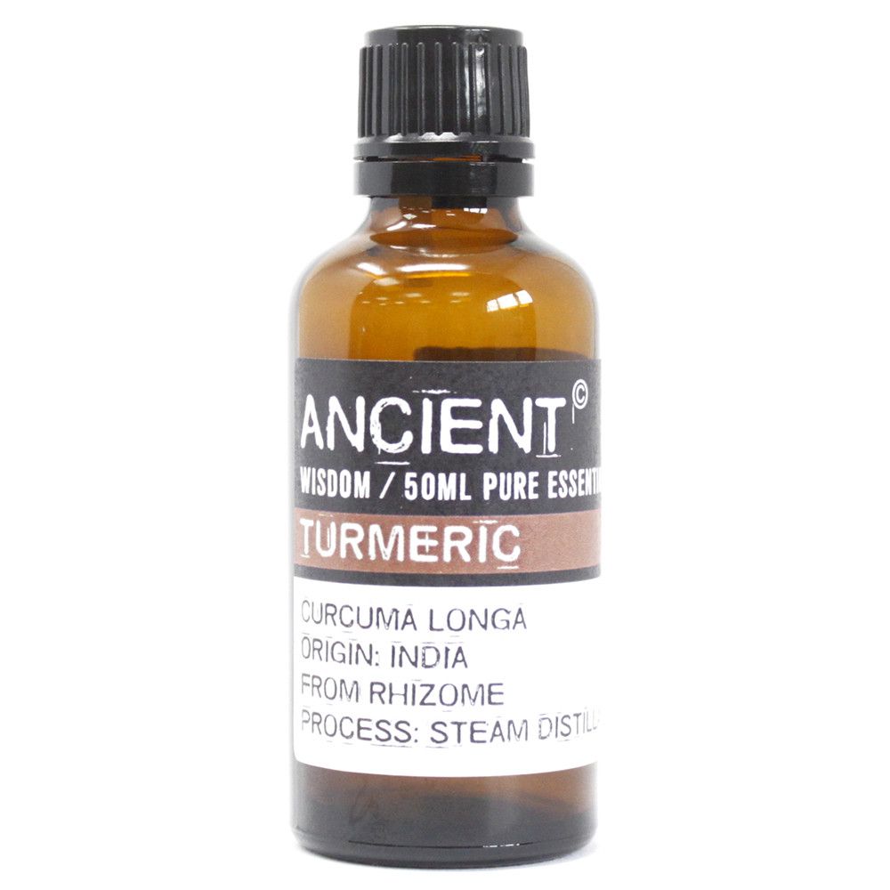 Turmeric Essential Oil 50ml – Curcuma Longa | Steam Distilled India