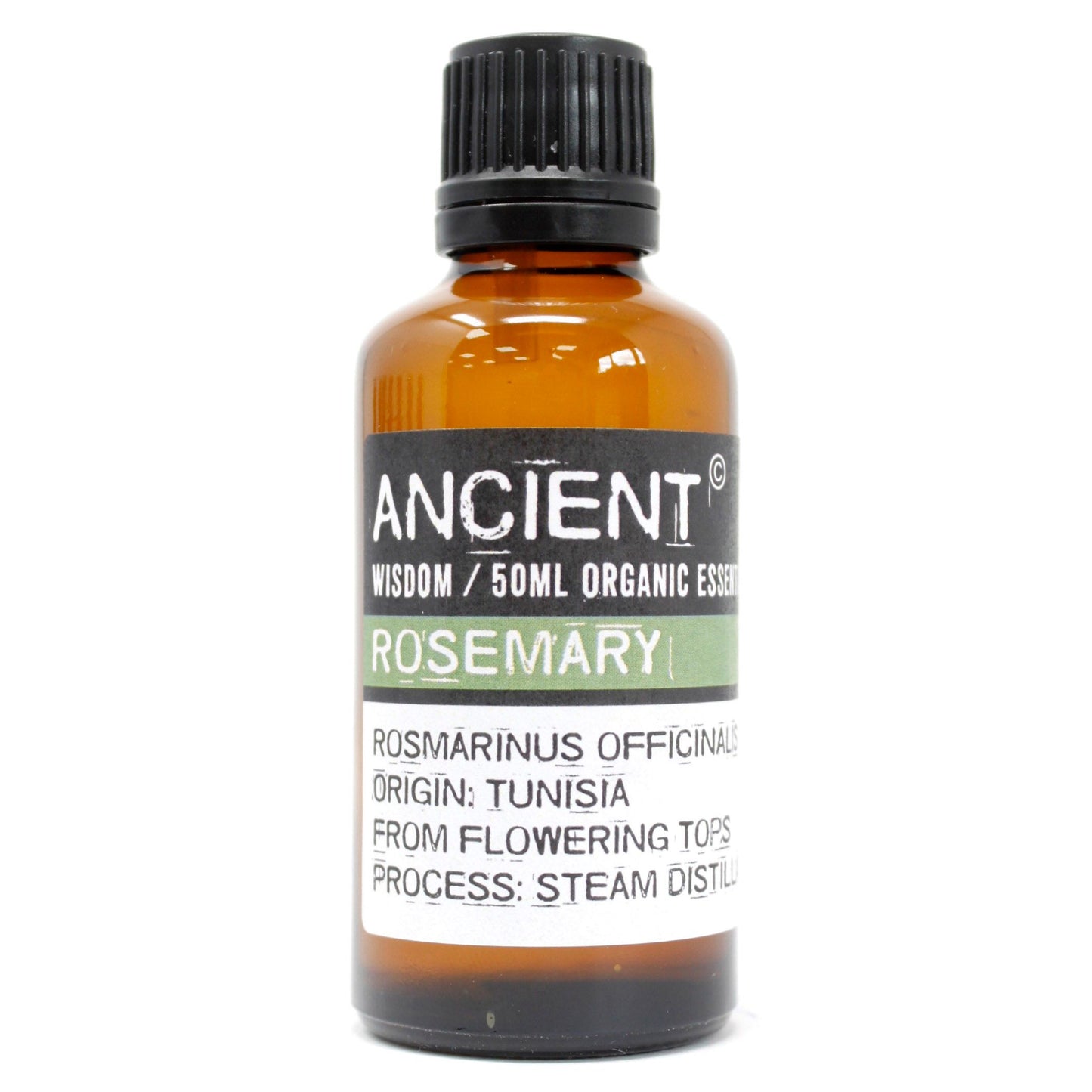 50ml Rosemary Organic Essential Oil – Rosmarinus Officinalis | Steam Distilled Tunisia