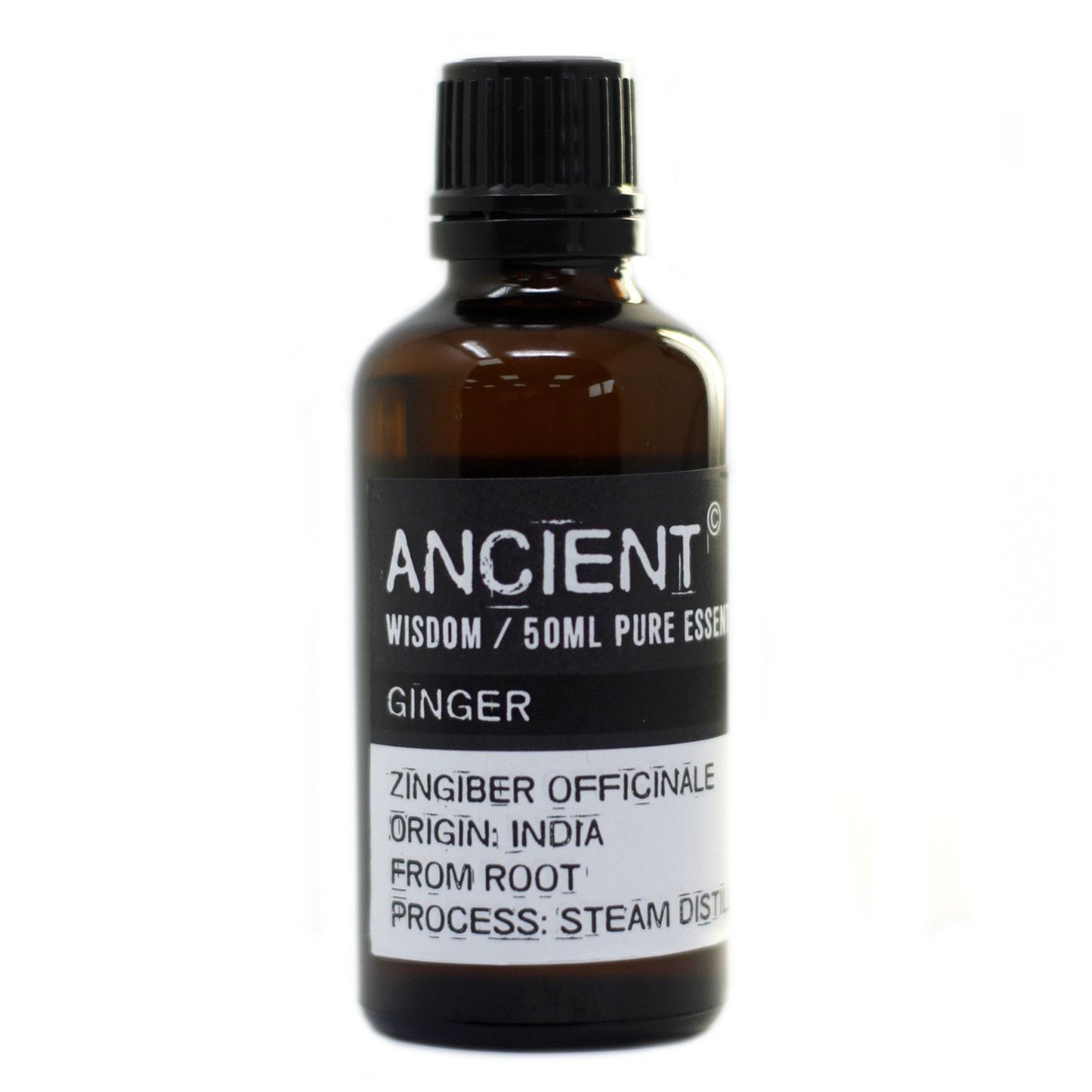 Ginger Essential Oil 50ml – Zingiber Officinale | Steam Distilled India