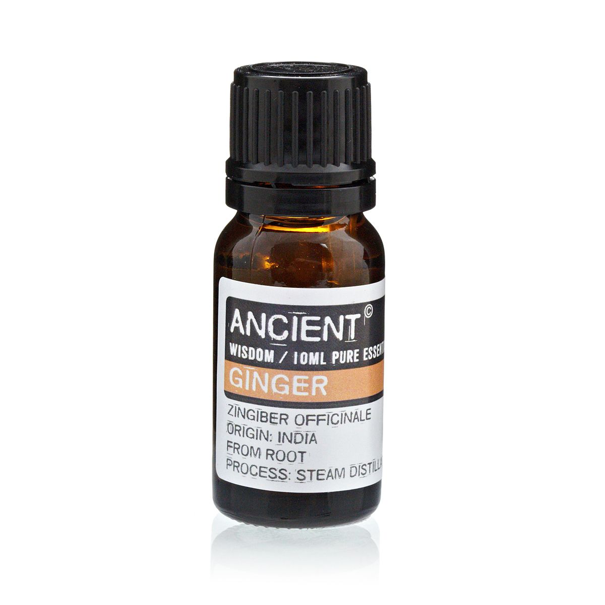 10ml Ginger Essential Oil – Zingiber Officinale | Steam Distilled India