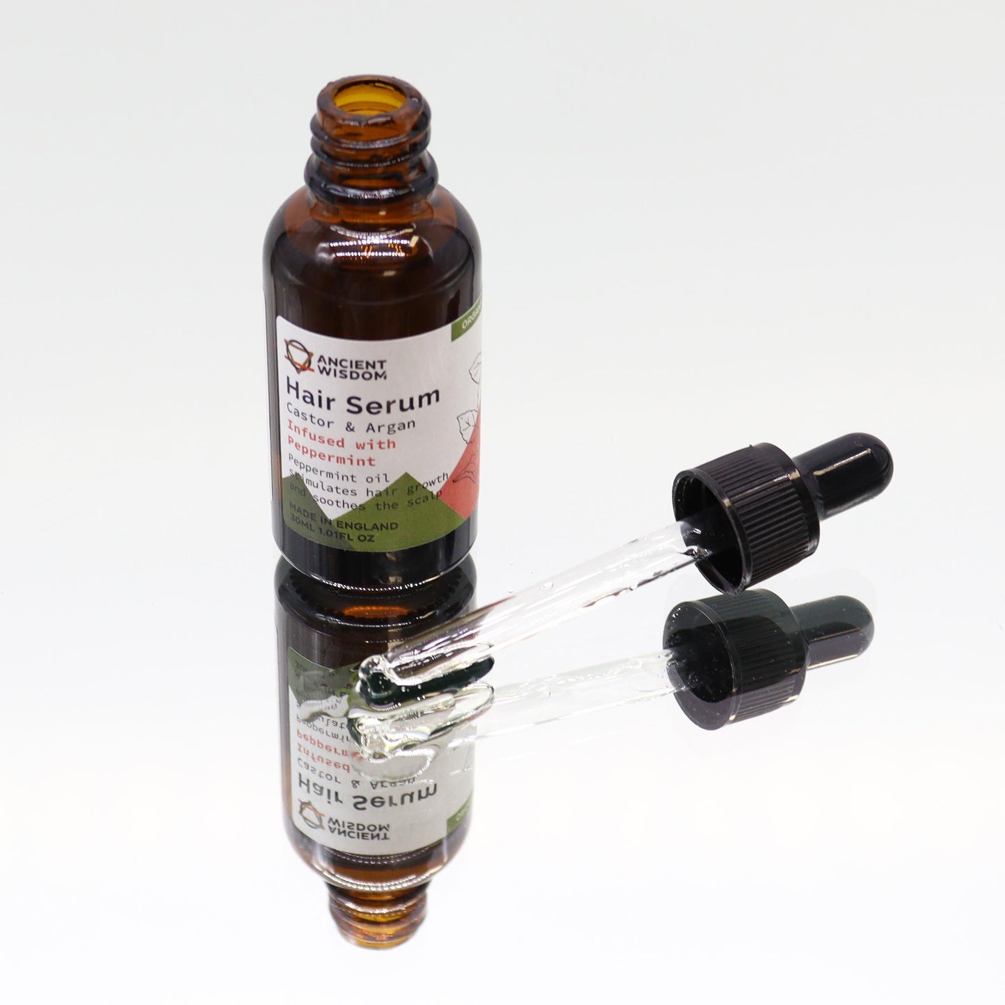 Organic Hair Growth Serum 30ml – Peppermint
