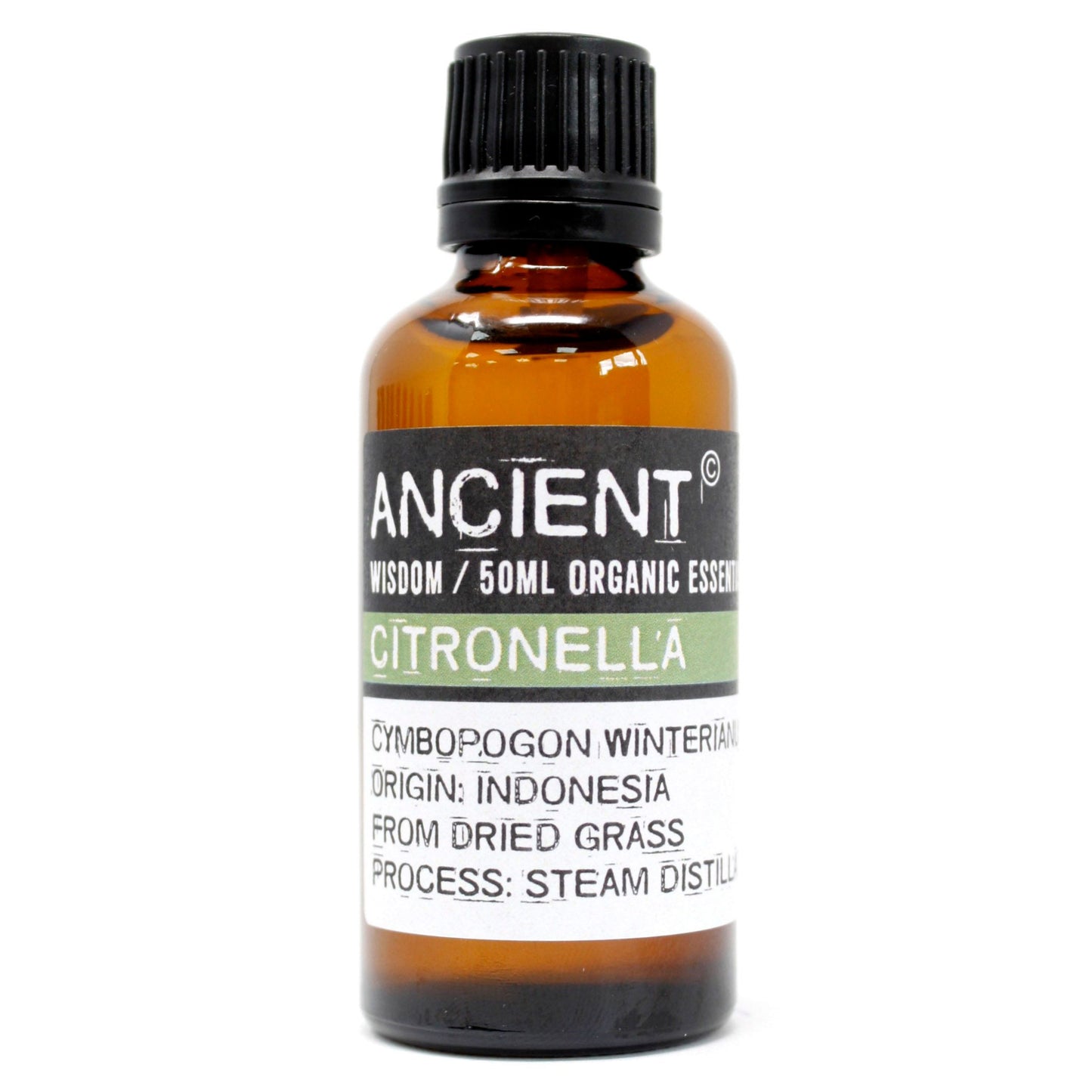 50ml Citronella Organic Essential Oil – Cymbopogon Nardus | Steam Distilled Indonesia