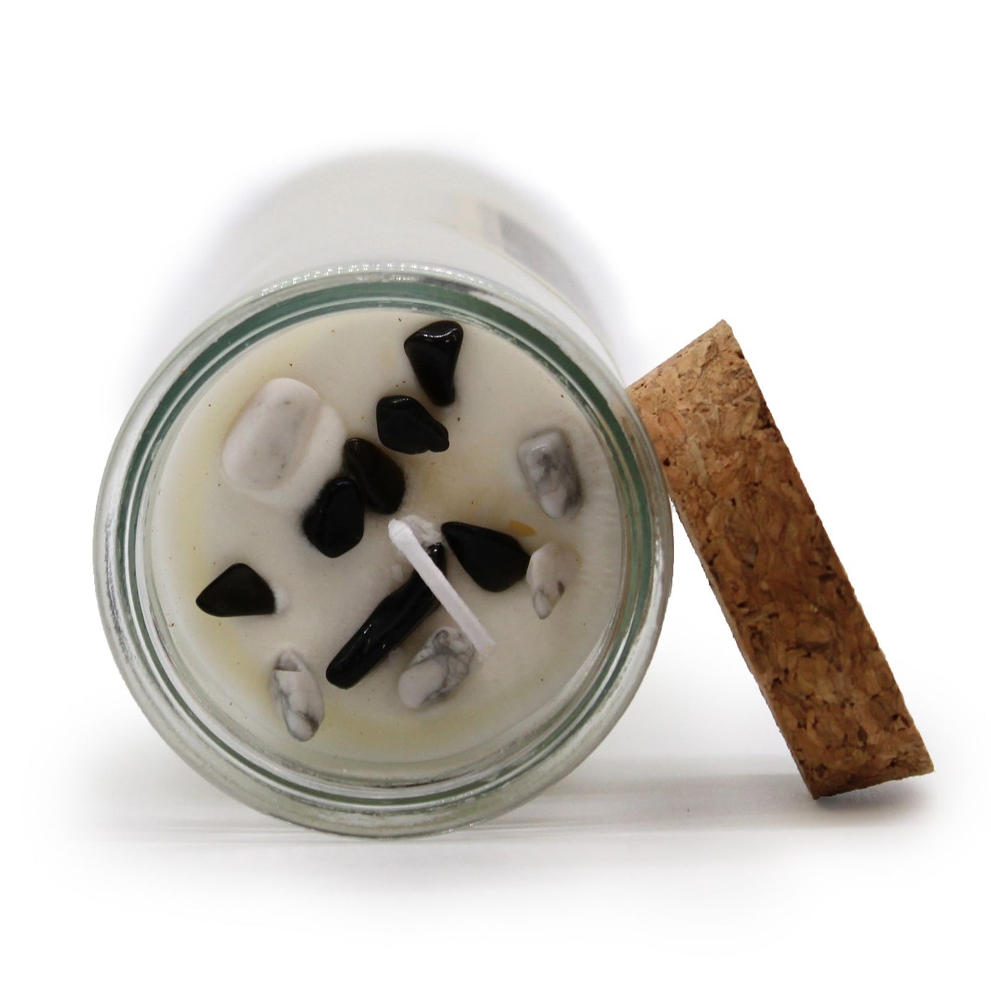 Magic Spell Candle – Balance | Black Agate, White Jasper & Ylang Ylang