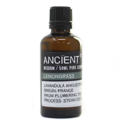 50ml Lemongrass Essential Oil – Cymbopogon Citratus | Steam Distilled Guatemala