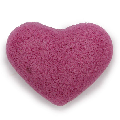 Lavender Konjac Heart Sponge – 100% Natural Facial & Body Cleansing Sponge