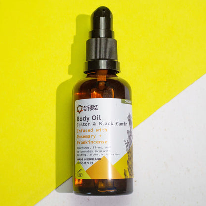 Organic Body Oil 50ml – Rosemary & Frankincense