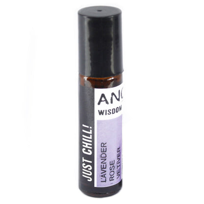 10ml Roll-On Essential Oil Blend – Lavender, Rose & Vetiver