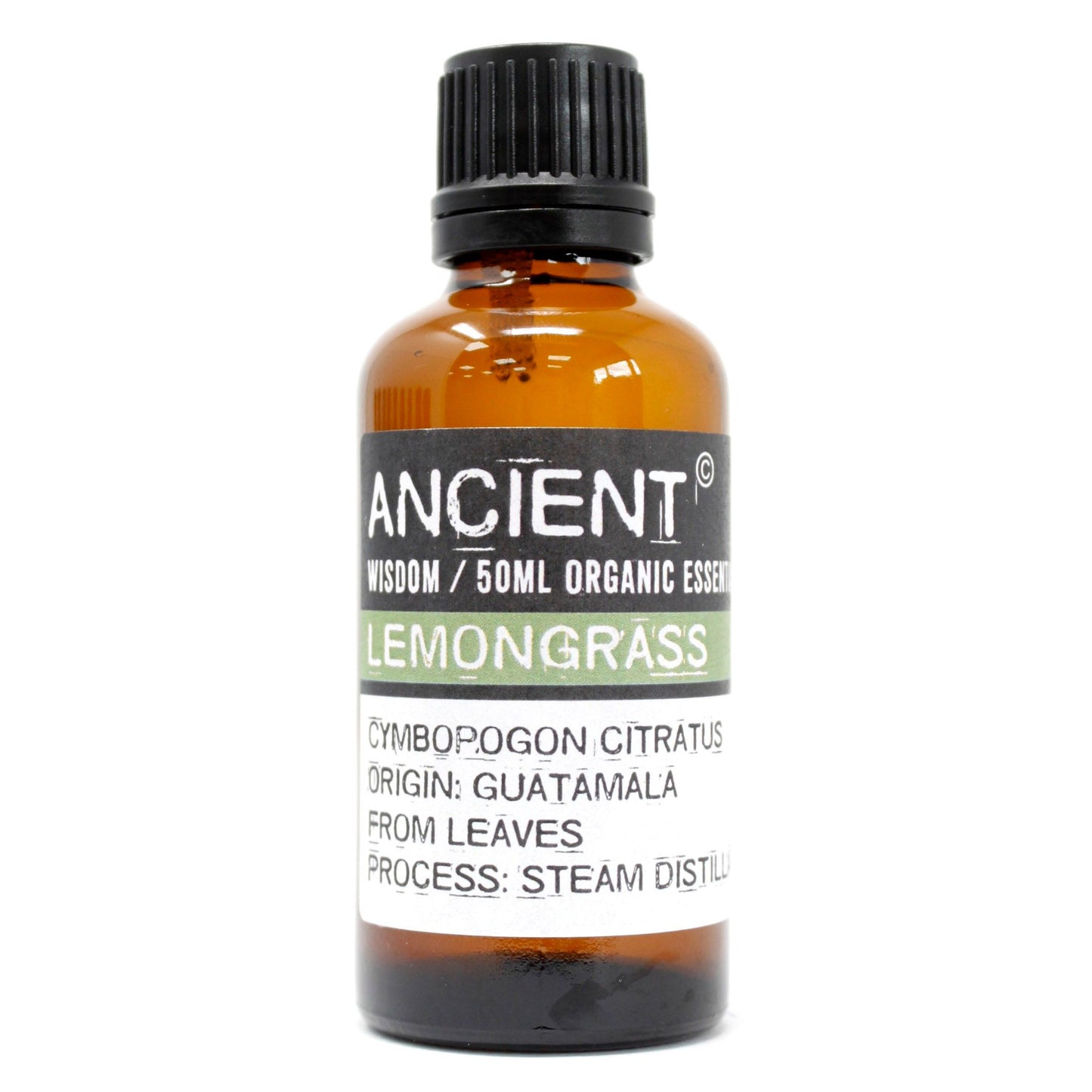 50ml Lemongrass Organic Essential Oil – Cymbopogon Citratus | Steam Distilled Guatemala