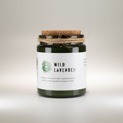 Greenman Rituals Woodwick Soy Candle – Wild Lavender