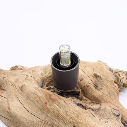 DriftGlow Lamp – Cotton Wrap Cream Shade