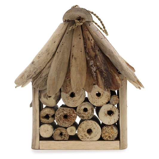 Driftwood Bee & Insect Box – Recycled Driftwood Garden House