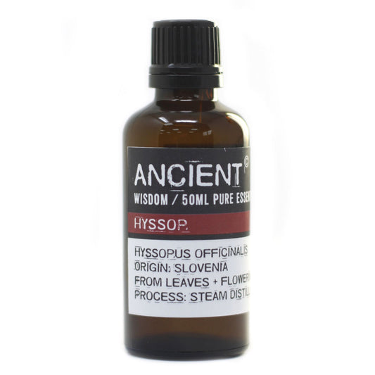 50ml Hyssop Essential Oil – Hyssopus Officinalis | Steam Distilled Slovenia