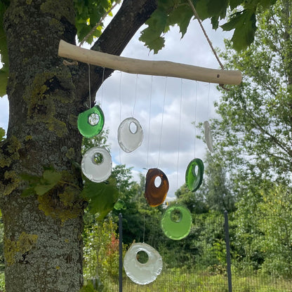 Bottle Bottoms Wind Chime – Assorted Colours