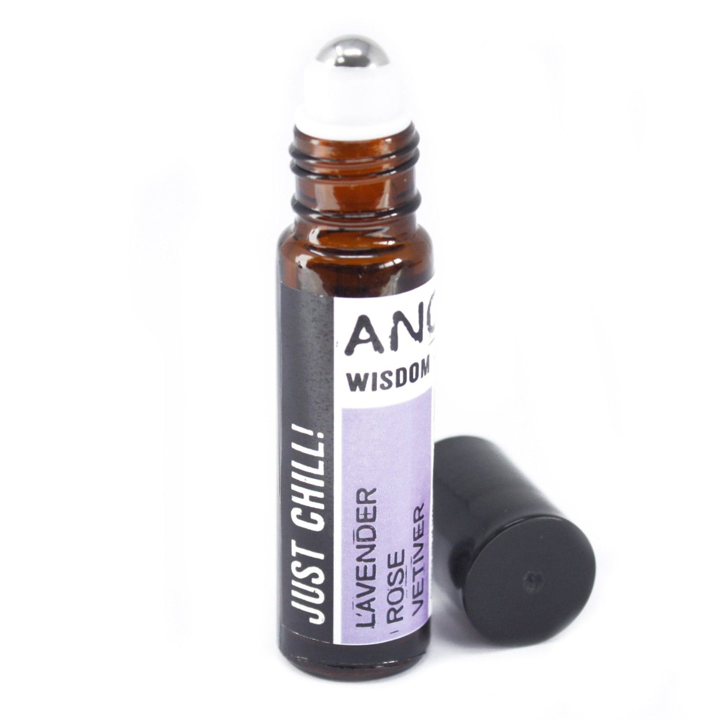 10ml Roll-On Essential Oil Blend – Lavender, Rose & Vetiver