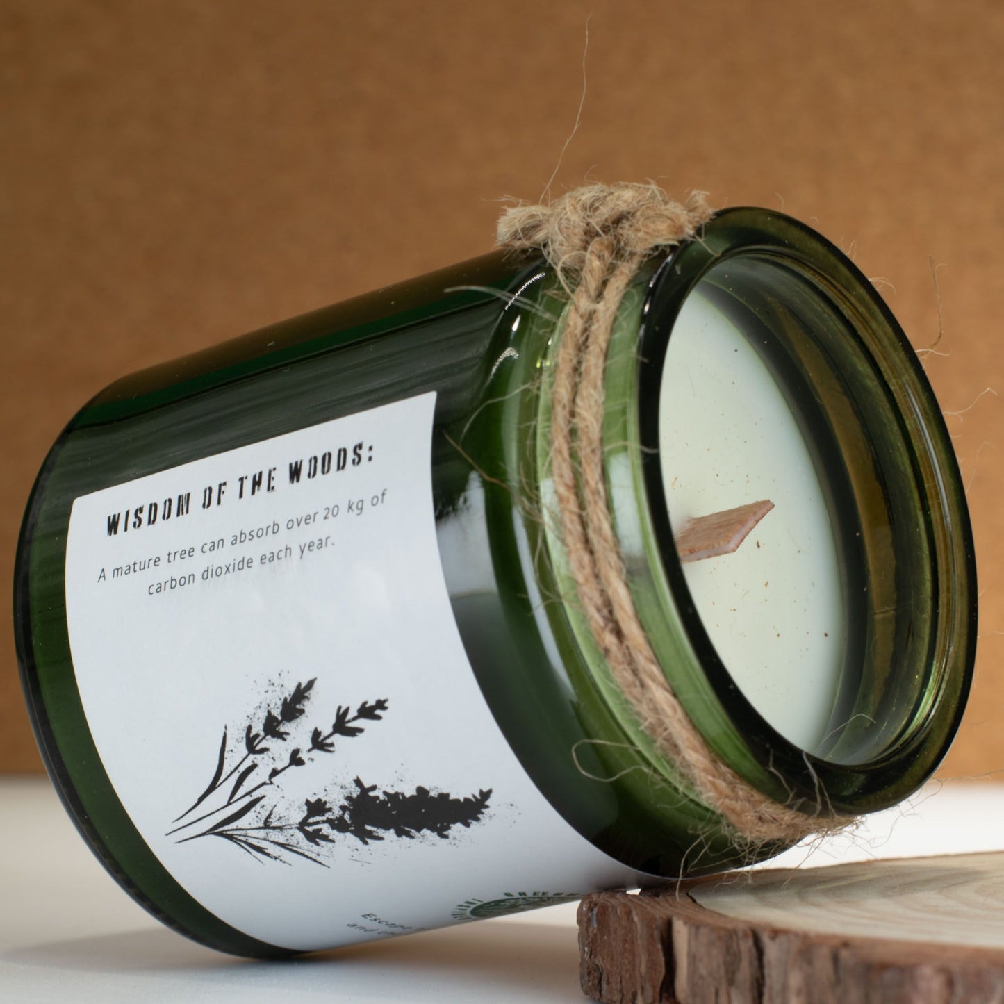 Greenman Rituals Woodwick Soy Candle – Wild Lavender