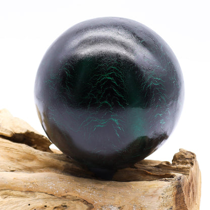 DriftGlow Lamp – Emerald Crackle Shade