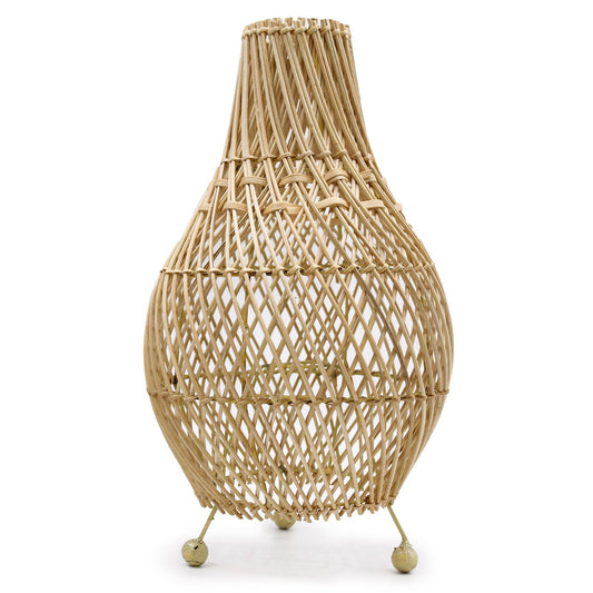 Rattan Table Lamp – Natural | H: 39cm x W: 24cm