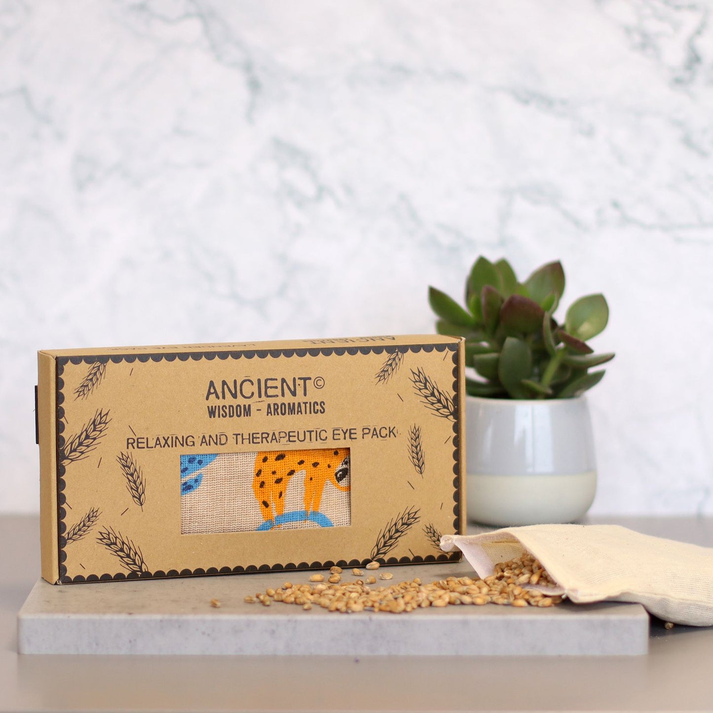 Lavender Natural Cotton & Juco Eye Pillow in Gift Box – Lazy Sloth