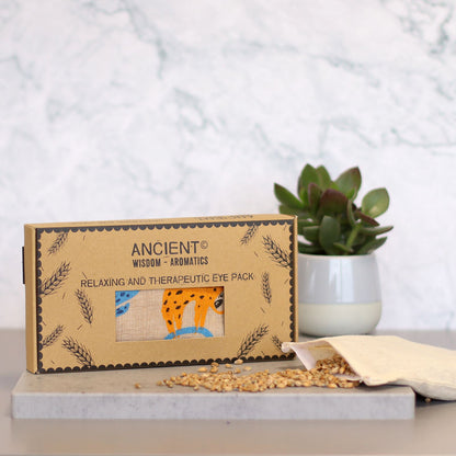 Lavender Natural Cotton & Juco Eye Pillow in Gift Box – Lazy Sloth