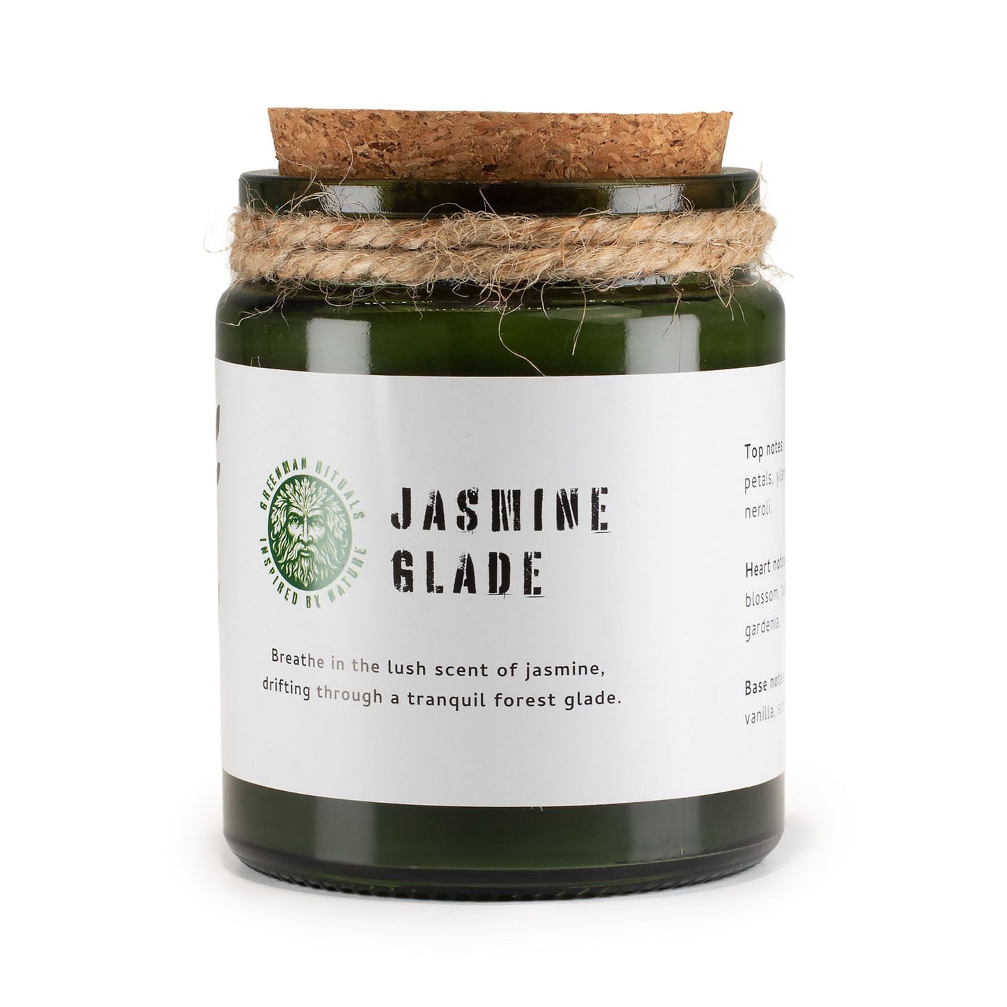 Greenman Rituals Woodwick Soy Candle – Jasmine Glade