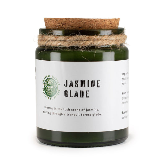 Greenman Rituals Woodwick Soy Candle – Jasmine Glade