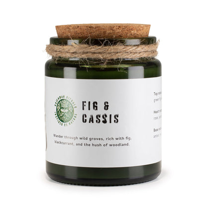 Greenman Rituals Woodwick Soy Candle – Fig & Cassis