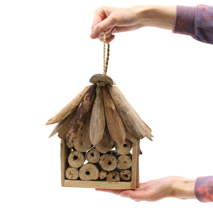 Driftwood Bee & Insect Box – Recycled Driftwood Garden House