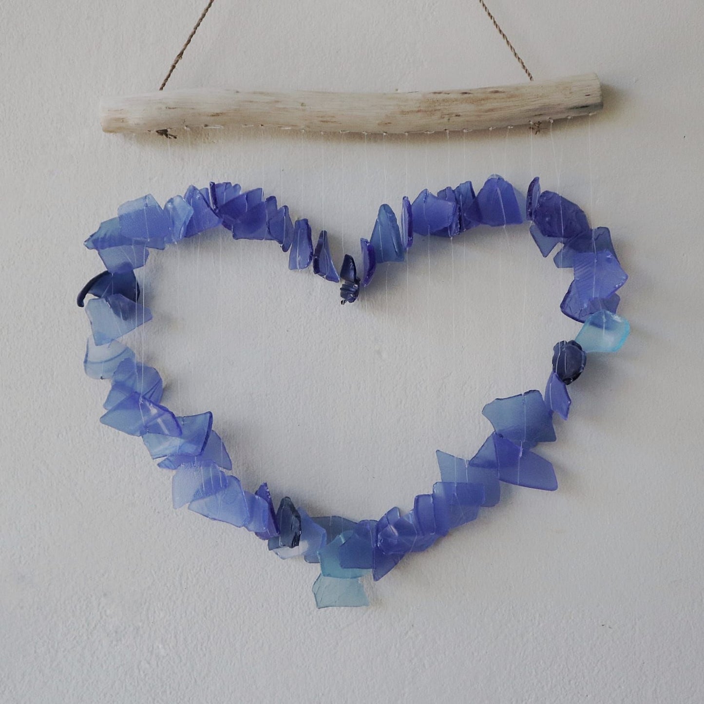 Blue Heart Love Chime – Handmade Wind Chime