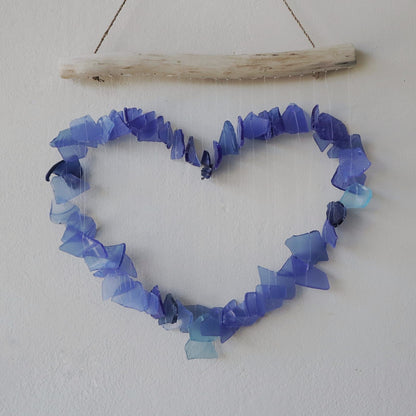 Blue Heart Love Chime – Handmade Wind Chime