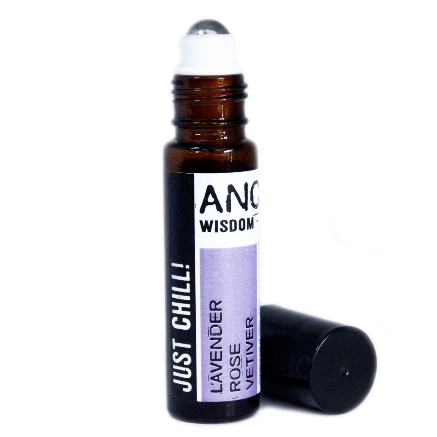10ml Roll-On Essential Oil Blend – Lavender, Rose & Vetiver