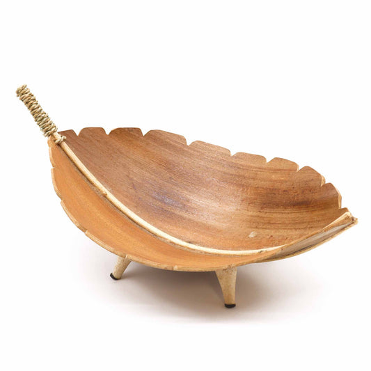 Large Natural Coconut Leaf Fruit Bowl