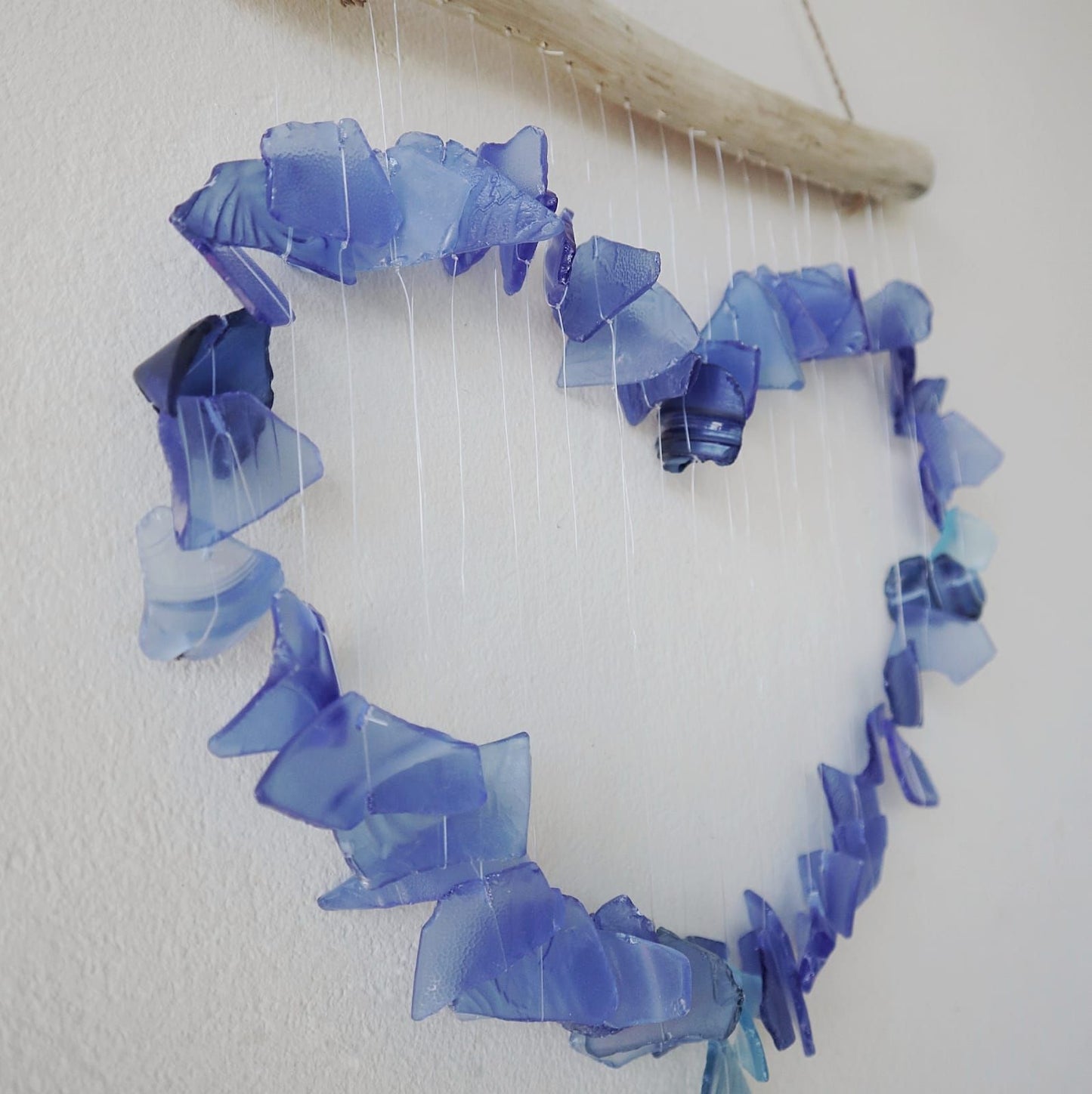 Blue Heart Love Chime – Handmade Wind Chime