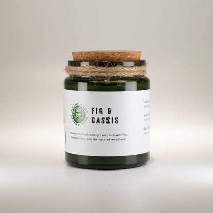 Greenman Rituals Woodwick Soy Candle – Fig & Cassis