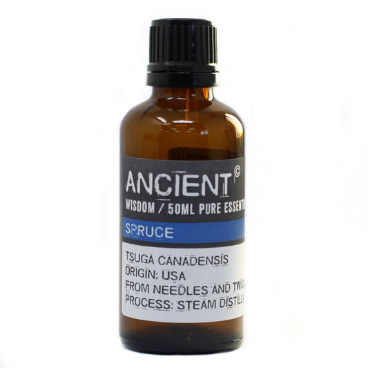 Spruce Essential Oil 50ml – Tsuga Canadensis | Steam Distilled USA