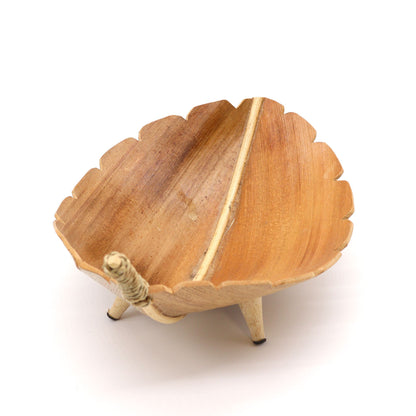 Large Natural Coconut Leaf Fruit Bowl