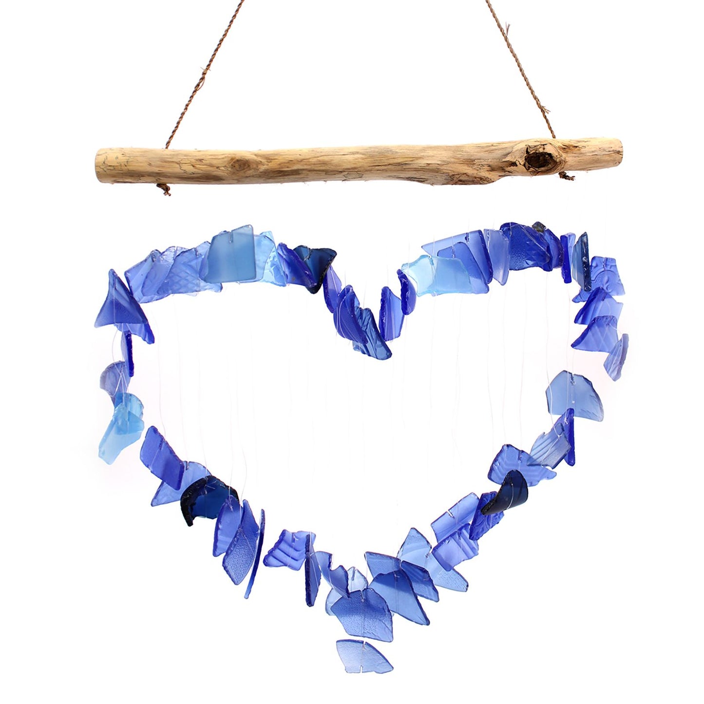 Blue Heart Love Chime – Handmade Wind Chime