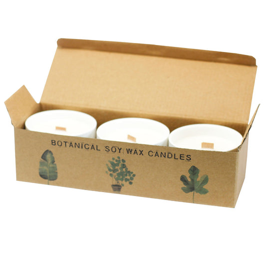 Botanical Soy Wax Candles – Japanese Garden (Set of 3)