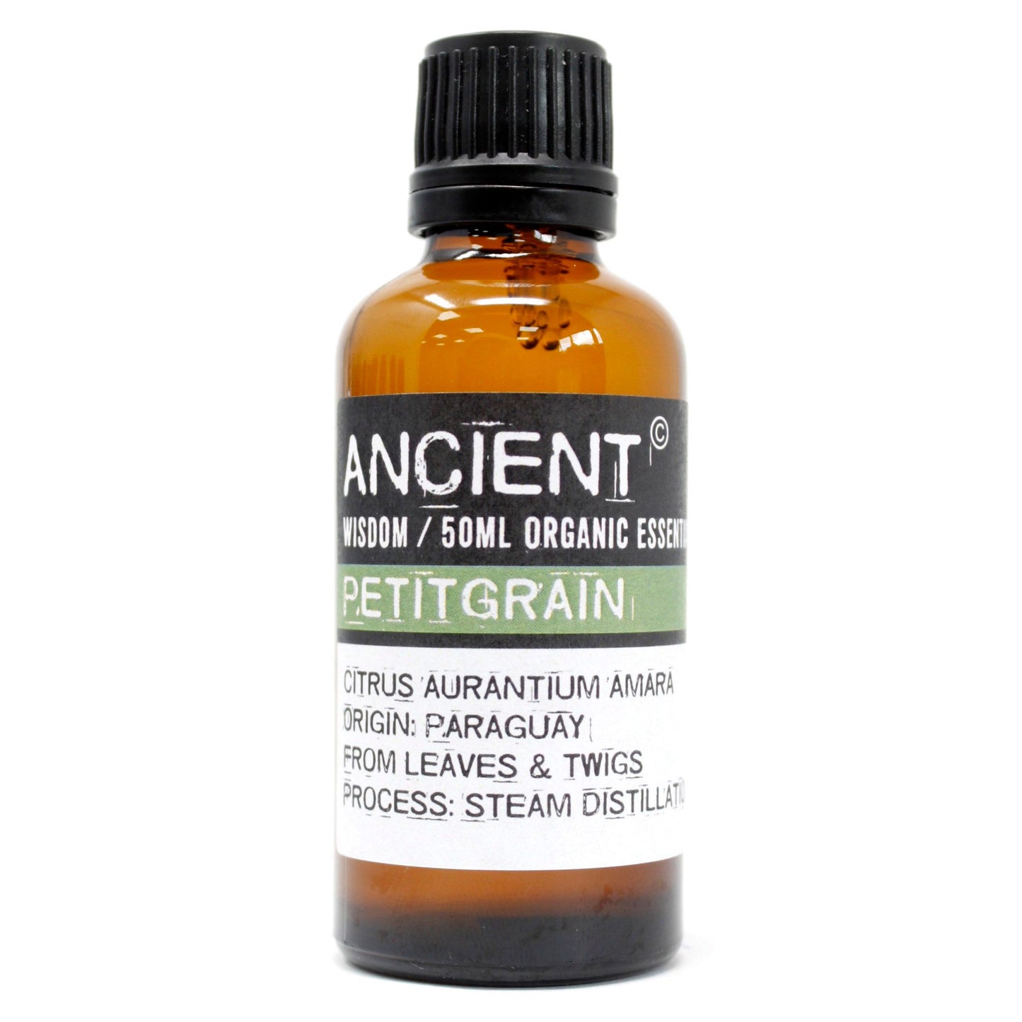 50ml Petitgrain Organic Essential Oil – Citrus Aurantium var. Amara | Steam Distilled Paraguay