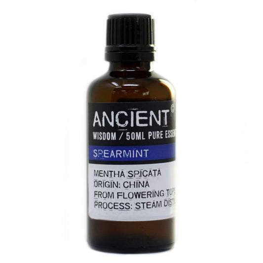 Spearmint Essential Oil 50ml – Mentha Spicata | Steam Distilled China | 60% Carvone