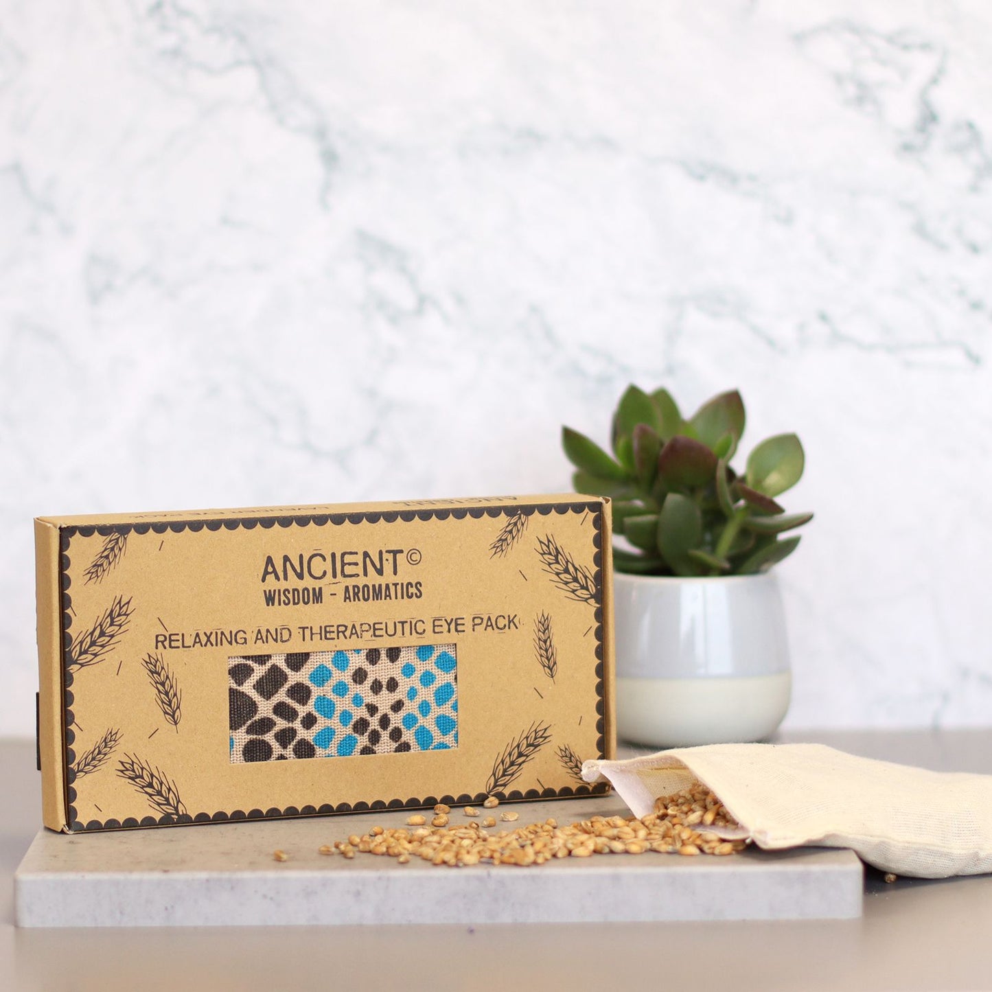 Lavender Natural Cotton & Juco Eye Pillow in Gift Box – Blue Viper