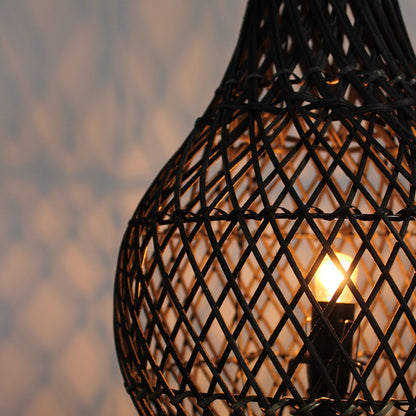 Rattan Table Lamp – Natural | H: 39cm x W: 24cm