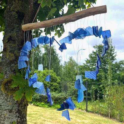 Blue Heart Love Chime – Handmade Wind Chime