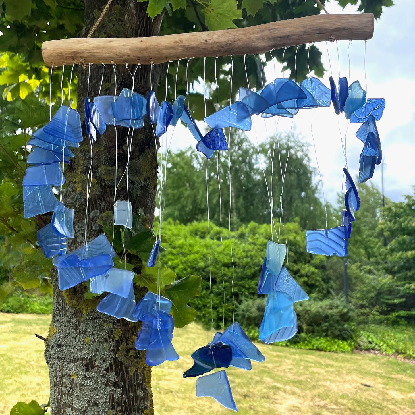 Blue Heart Love Chime – Handmade Wind Chime