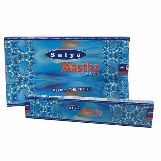 Satya Aastha Incense Sticks 15g – Sweet Floral Masala Blend | Hand-Rolled India