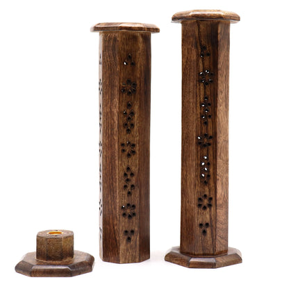 Smoke Tower Incense Burner - Hex Design
