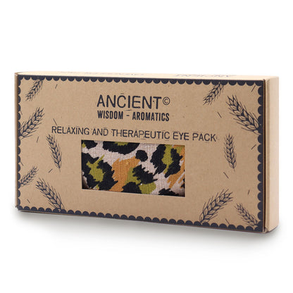 Lavender Natural Cotton & Juco Eye Pillow in Gift Box – Night Leopard