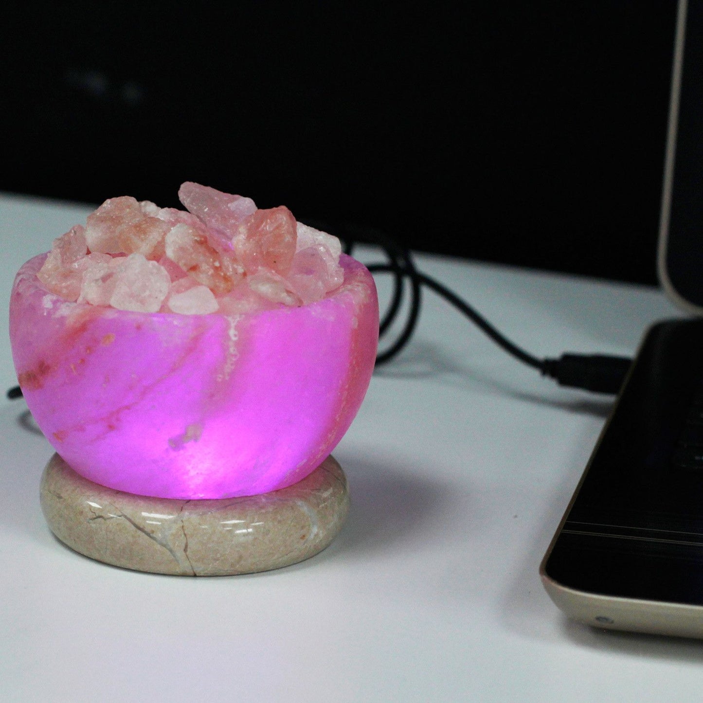 USB Himalayan Salt Fire Bowl – Random Colour Selection